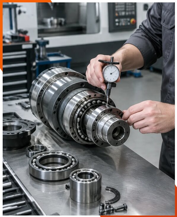 Ремонт шпинделей станков с выездом в Назарове